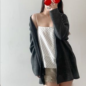 Everlane polka dots sleeveless blouse